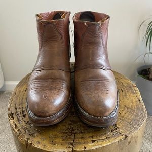 Double H Custom Cowboy Booties Women's size 7